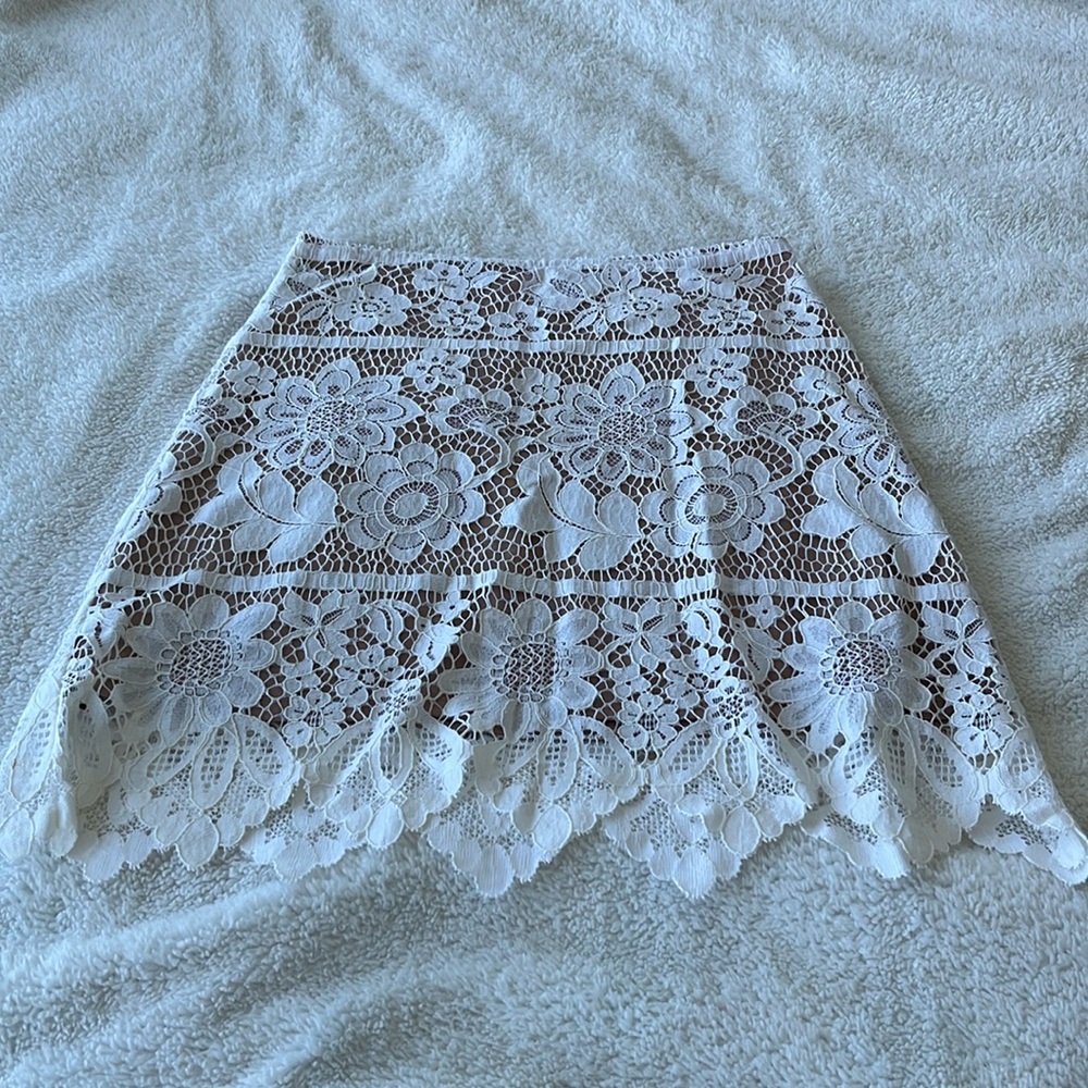 For Love and Lemons white skirt